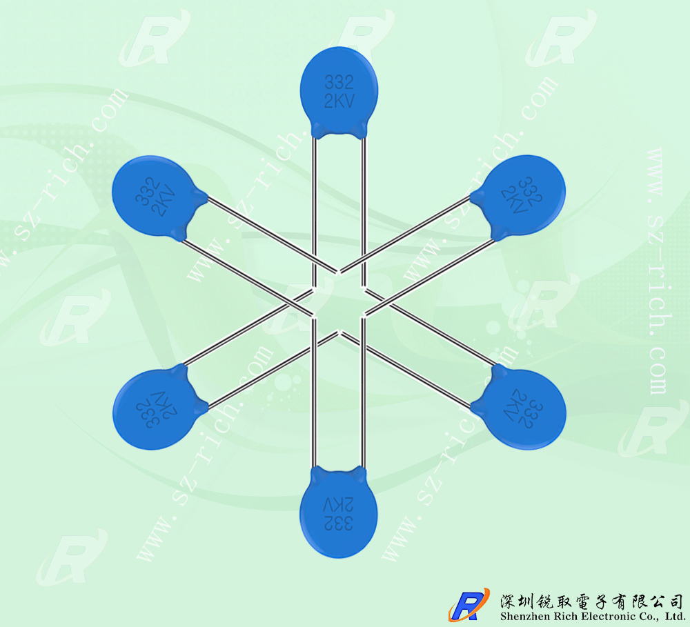高压瓷片电容 3322kv