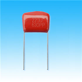 Metallized polyester film capacitor